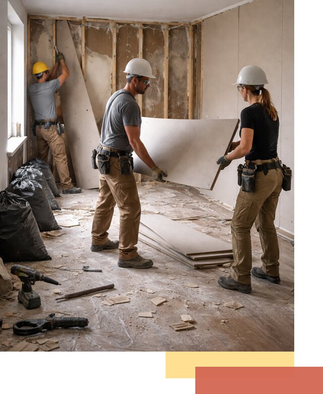 Демонтаж стеновых панелей в Ярцево быстро и аккуратно