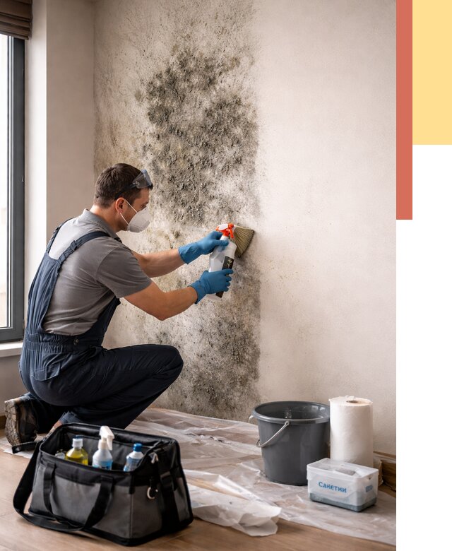Удаление плесени со стен в Ярцево от 2187 руб. — быстро и недорого | ОТДЕЛОЧНИК-Рцв