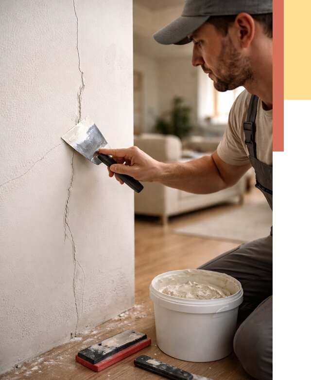 Заделка трещин и сколов в Ярцево от 2493 руб. — быстро и недорого | ОТДЕЛОЧНИК-Рцв