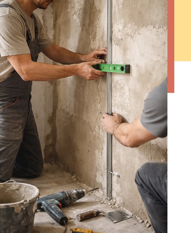 Установка штукатурных маяков в Ярцево от 7122 руб. — быстро и недорого | ОТДЕЛОЧНИК-Рцв