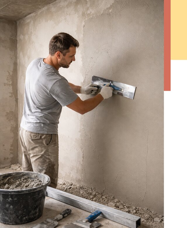Штукатурка стен без маяков в Ярцево от 7325 руб/м2 — услуги и цена | ОТДЕЛОЧНИК-Рцв