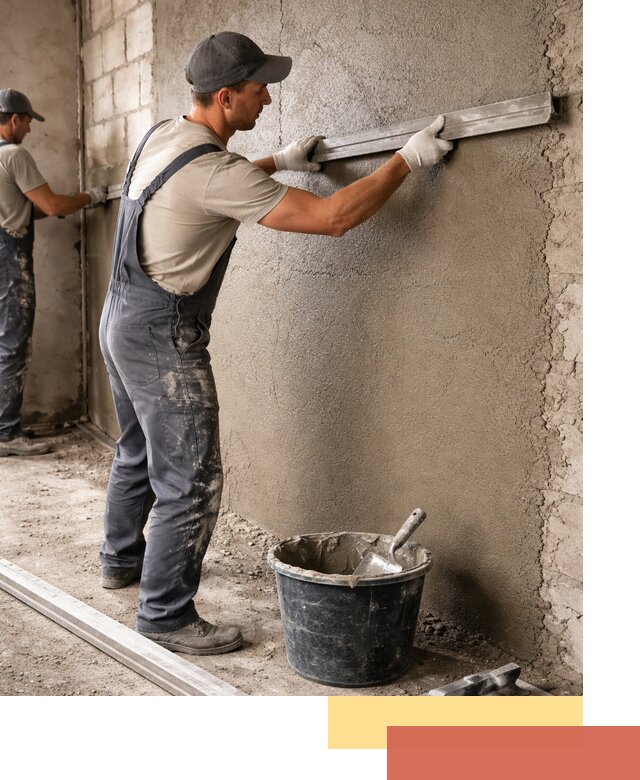 Штукатурка стен цементно-песчаная в Ярцево профессионально