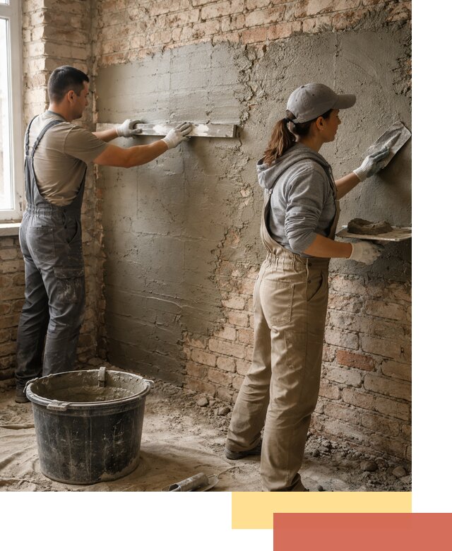 Штукатурка кирпичных стен в Ярцево — качественно и надежно