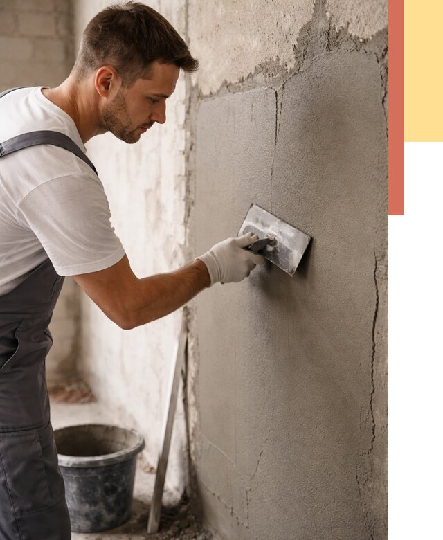 Штукатурка стен под плитку в Ярцево от 4273 руб./м2 — выравнивание под плитку | ОТДЕЛОЧНИК-Рцв