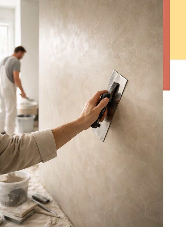 Венецианская штукатурка в Ярцево от 3561 руб/м² — нанесение стен под ключ | ОТДЕЛОЧНИК-Рцв