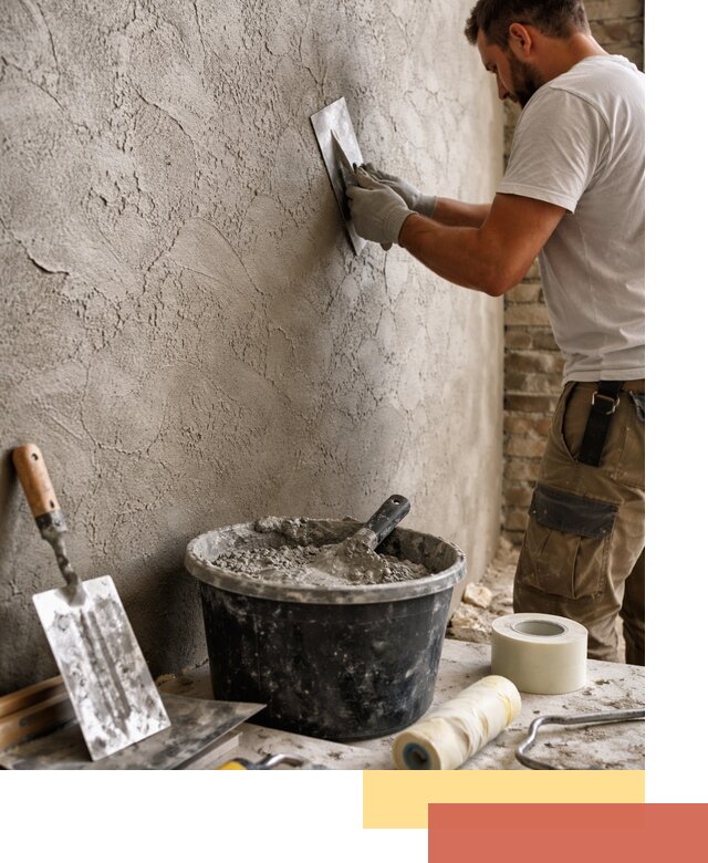 Декоративная штукатурка лофт в Ярцево — отделка стен и потолков