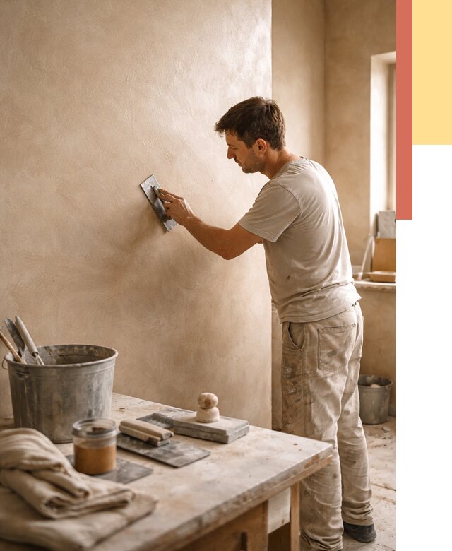 Марокканская штукатурка таделакт в Ярцево под ключ от 4273 руб. | ОТДЕЛОЧНИК-Рцв