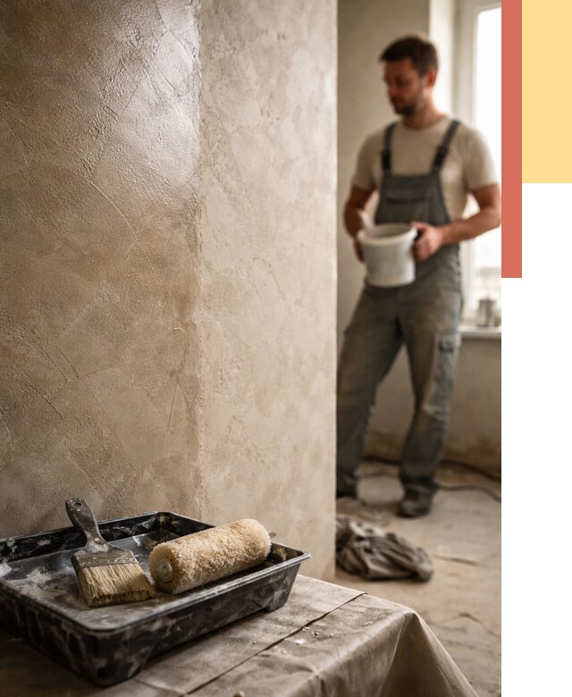 Нанесение воска на штукатурку в Ярцево от 3561 руб. | Услуги ОТДЕЛОЧНИК-Рцв