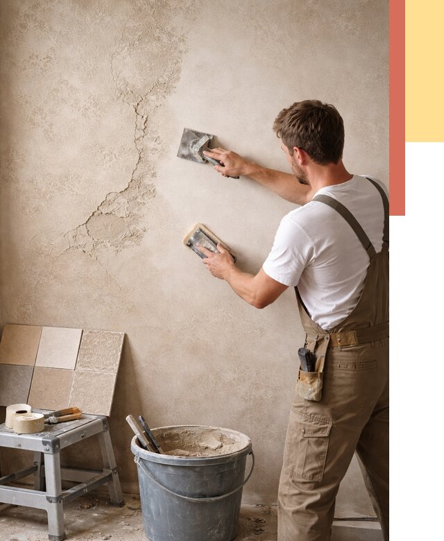 Ремонт декоративной штукатурки в Ярцево от 4578 руб. под ключ | ОТДЕЛОЧНИК-Рцв