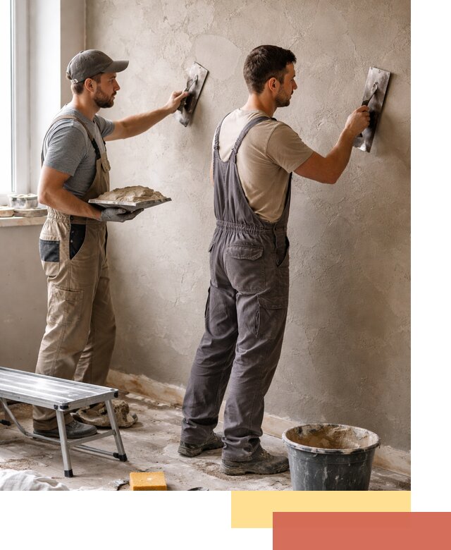 Ремонт декоративной штукатурки и восстановление фактуры в Ярцево