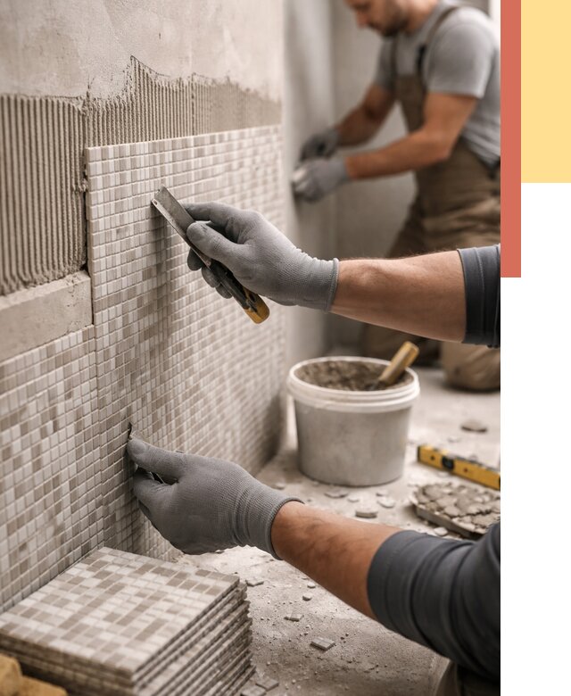 Облицовка стен мозаикой в Ярцево от 3256 руб/м2 — укладка мозаики на стены | ОТДЕЛОЧНИК-Рцв