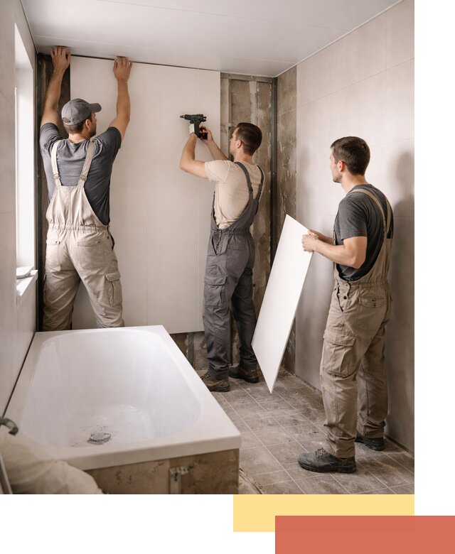 Отделка ванной панели ПВХ профессионально в Ярцево