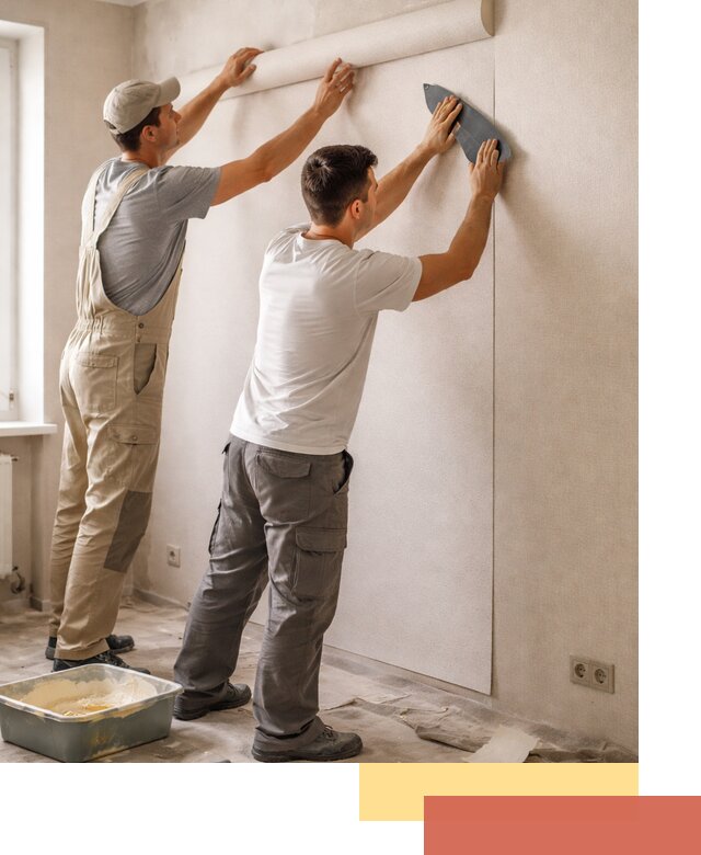 Поклейка виниловых обоев в Ярцево профессионально и качественно