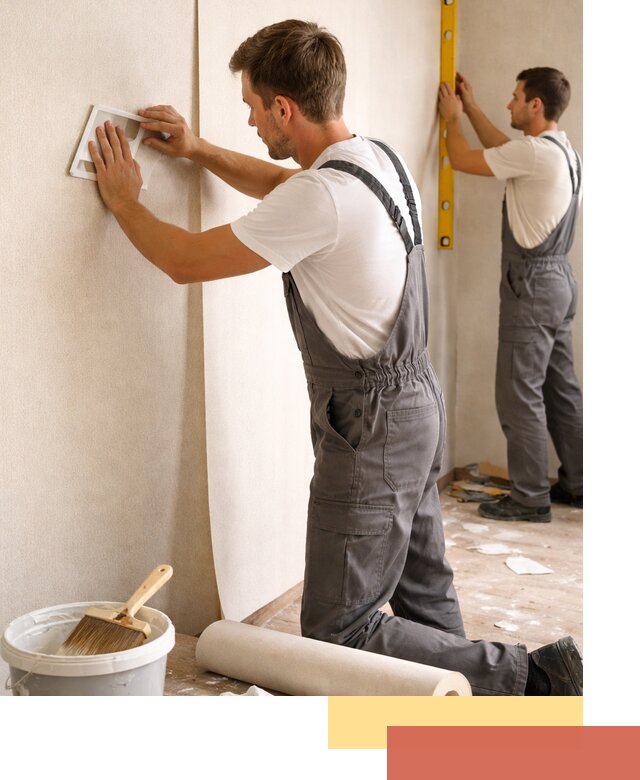 Поклейка бумажных обоев в Ярцево качественно и недорого