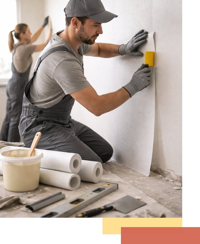 Поклейка стеклообоев профессионально в Ярцево