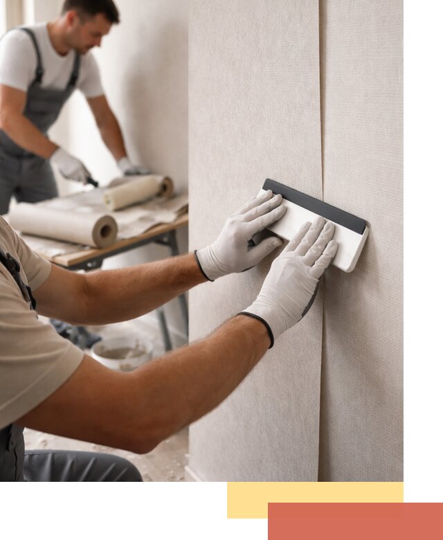 Поклейка обоев под покраску в Ярцево профессионально и быстро