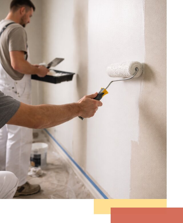 Покраска стен акриловой краской профессионально в Ярцево