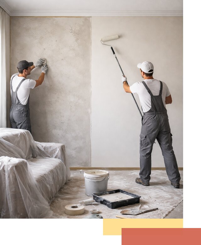 Покраска стен антивандальной краской в Ярцево