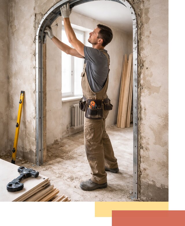 Устройство арочного проема в Ярцево под ключ