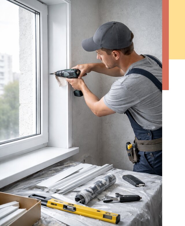 Установка пластиковых откосов в Ярцево от 2289 руб. | ОТДЕЛОЧНИК-Рцв монтаж, быстро и недорого