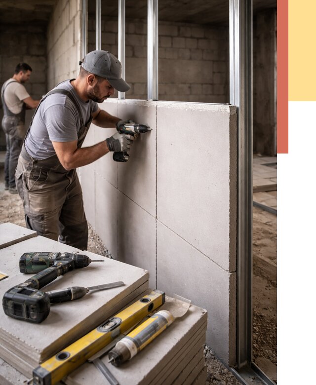 Кладка влагостойких перегородок ПГП в Ярцево от 1221 руб. под ключ | ОТДЕЛОЧНИК-Рцв