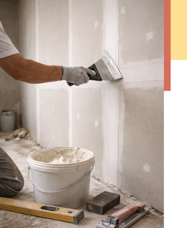 Шпаклевка перегородок из гипсокартона в Ярцево от 2544 руб. — услуги ОТДЕЛОЧНИК-Рцв