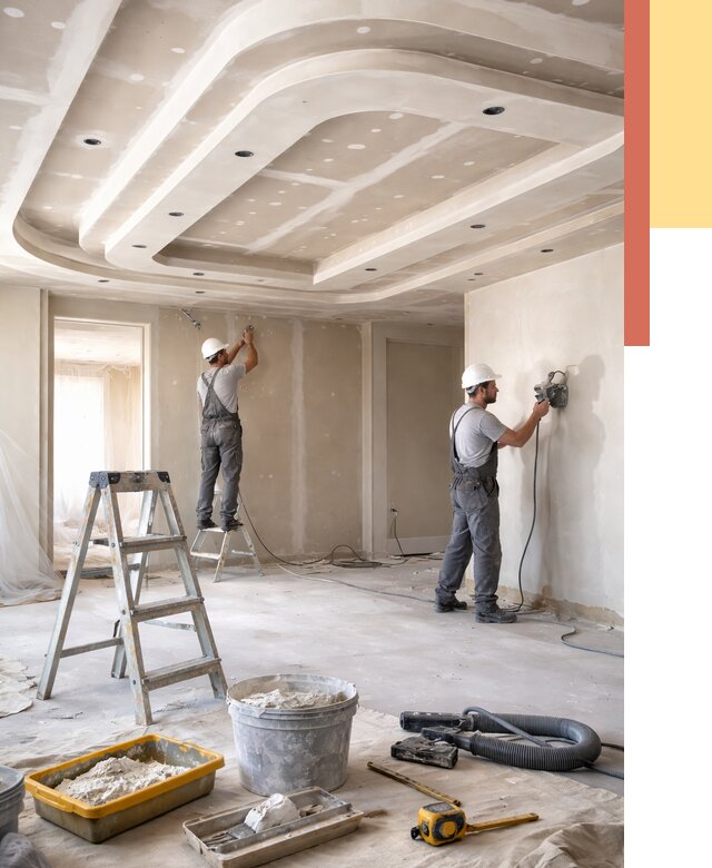 Многоуровневый потолок из гипсокартона в Ярцево от 763 руб. под ключ | ОТДЕЛОЧНИК-Рцв