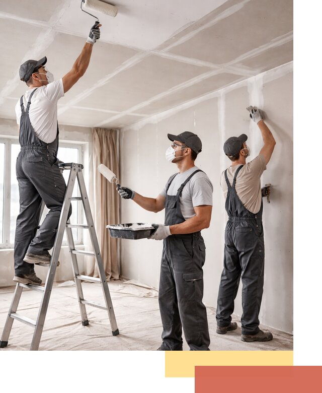 Покраска потолка из гипсокартона в Ярцево качественно и недорого