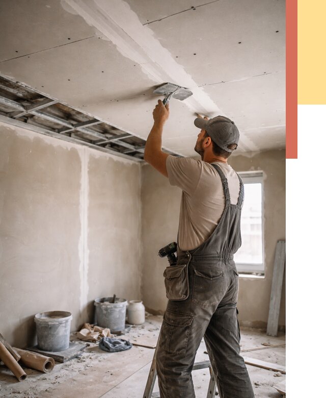 Ремонт потолка из гипсокартона в Ярцево от 661 руб./м² — быстро и недорого | ОТДЕЛОЧНИК-Рцв