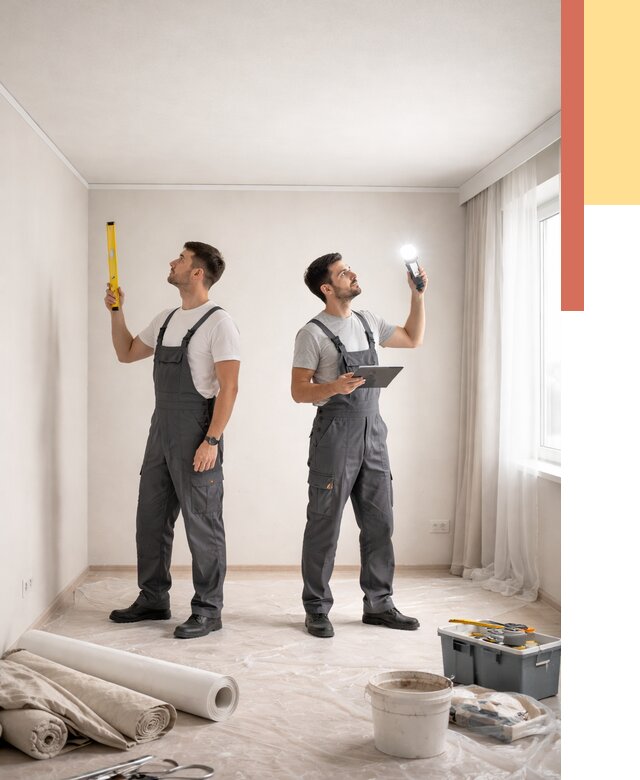 Отделка потолка в Ярцево недорого от 763 руб/м2 | Услуги ОТДЕЛОЧНИК-Рцв