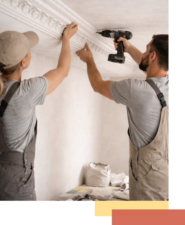 Профессиональный монтаж лепнины на потолок в Ярцево