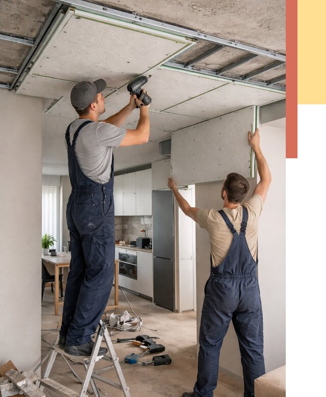 Шумоизоляция потолка панелями зипс в Ярцево от 1882 руб. под ключ | ОТДЕЛОЧНИК-Рцв